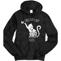 This Cat Lady Votes Ladies Is Voting Kamala Tie Dye Hoodie