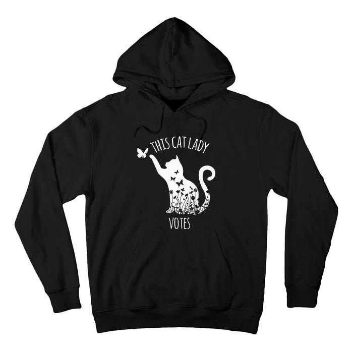 This Cat Lady Votes Ladies Is Voting Kamala Tall Hoodie