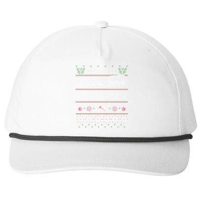 Train Conductor Locomotive Pulled By Reindeer Ugly Christmas Cool Gift Snapback Five-Panel Rope Hat