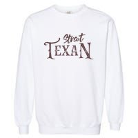 Texas Country Lovers Proud Texan Novelty Garment-Dyed Sweatshirt