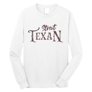 Texas Country Lovers Proud Texan Novelty Long Sleeve Shirt