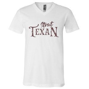 Texas Country Lovers Proud Texan Novelty V-Neck T-Shirt