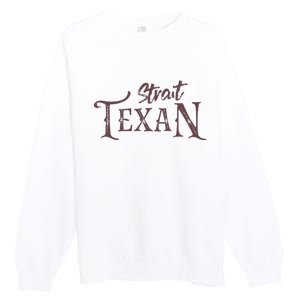 Texas Country Lovers Proud Texan Novelty Premium Crewneck Sweatshirt