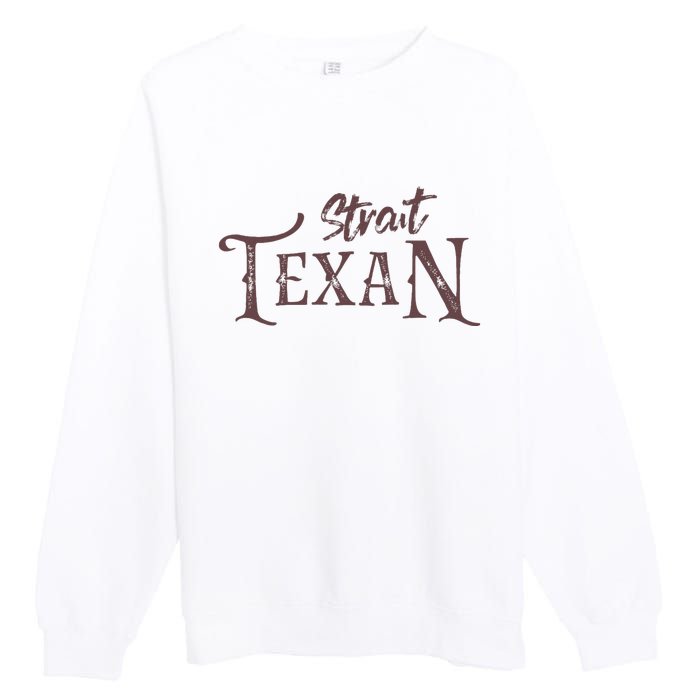 Texas Country Lovers Proud Texan Novelty Premium Crewneck Sweatshirt