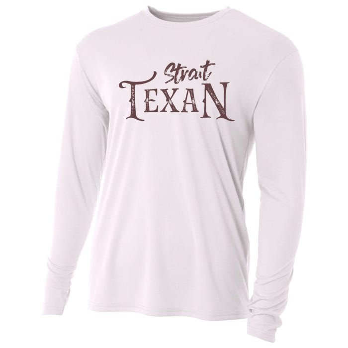 Texas Country Lovers Proud Texan Novelty Cooling Performance Long Sleeve Crew