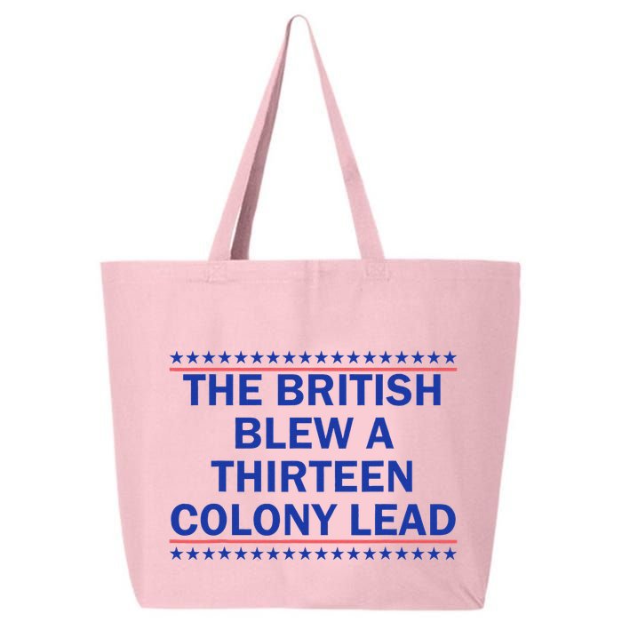 Thirteen Colony Lead Funny 4th Of July Design 25L Jumbo Tote