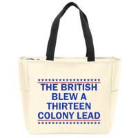 Thirteen Colony Lead Funny 4th Of July Design Zip Tote Bag