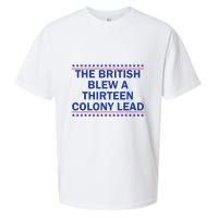 Thirteen Colony Lead Funny 4th Of July Design Sueded Cloud Jersey T-Shirt