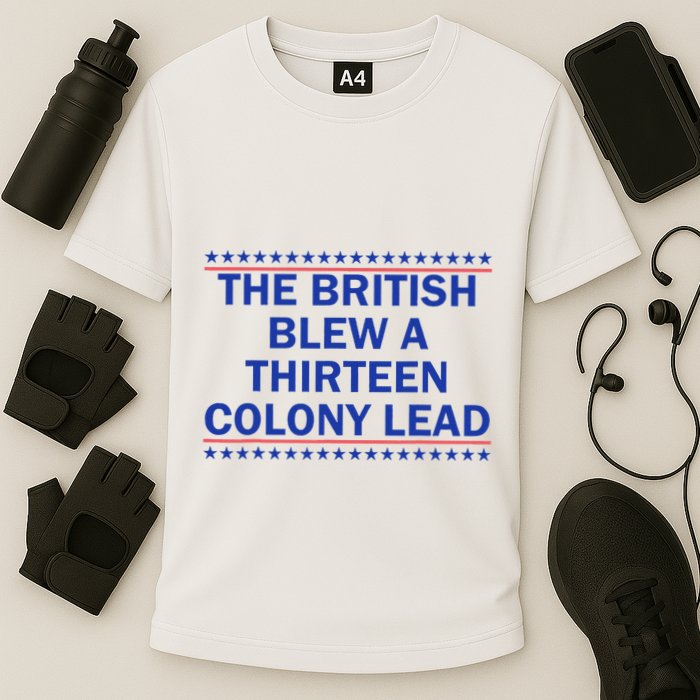 Thirteen Colony Lead Funny 4th Of July Design Performance Shirt