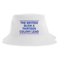 Thirteen Colony Lead Funny 4th Of July Design Sustainable Bucket Hat