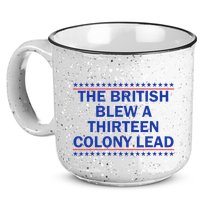 Thirteen Colony Lead Funny 4th Of July Design 15oz Campfire Ceramic Mug
