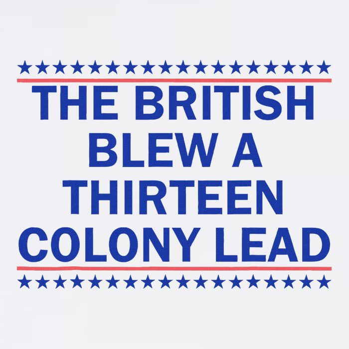 Thirteen Colony Lead Funny 4th Of July Design Flatbill Hat