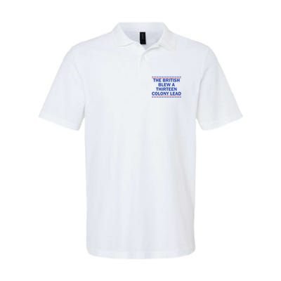 Thirteen Colony Lead Funny 4th Of July Design Polo