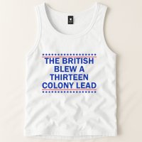 Thirteen Colony Lead Funny 4th Of July Design Tank Top