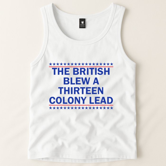 Thirteen Colony Lead Funny 4th Of July Design Tank Top