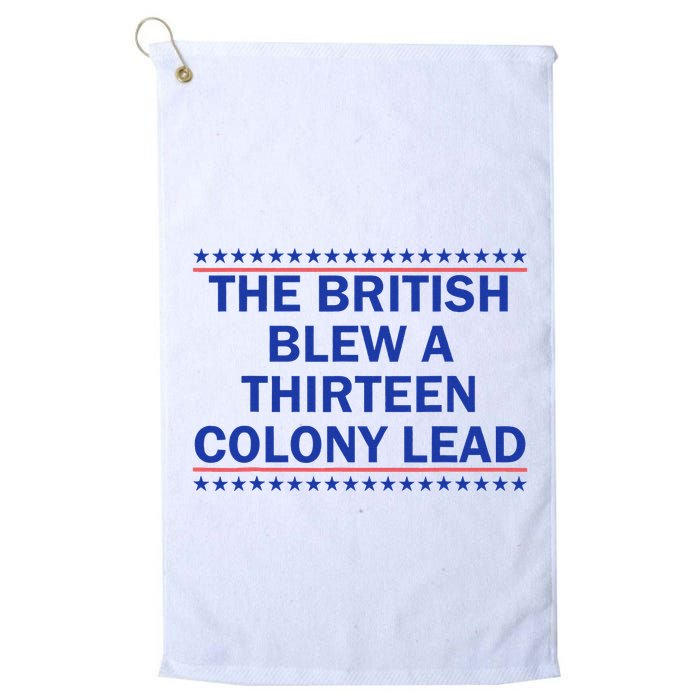 Thirteen Colony Lead Funny 4th Of July Design Golf Towel