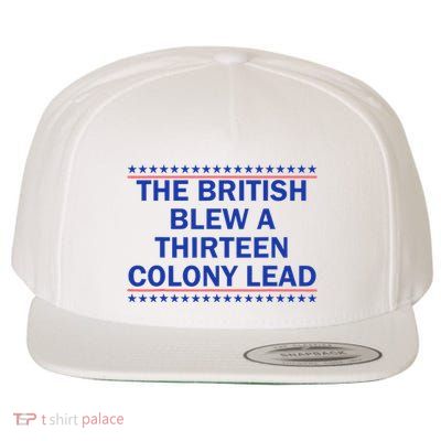 Thirteen Colony Lead Funny 4th Of July Design Wool Snapback Cap