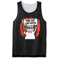 This Cat Lady Votes Cute Cat Mesh Reversible Basketball Jersey Tank