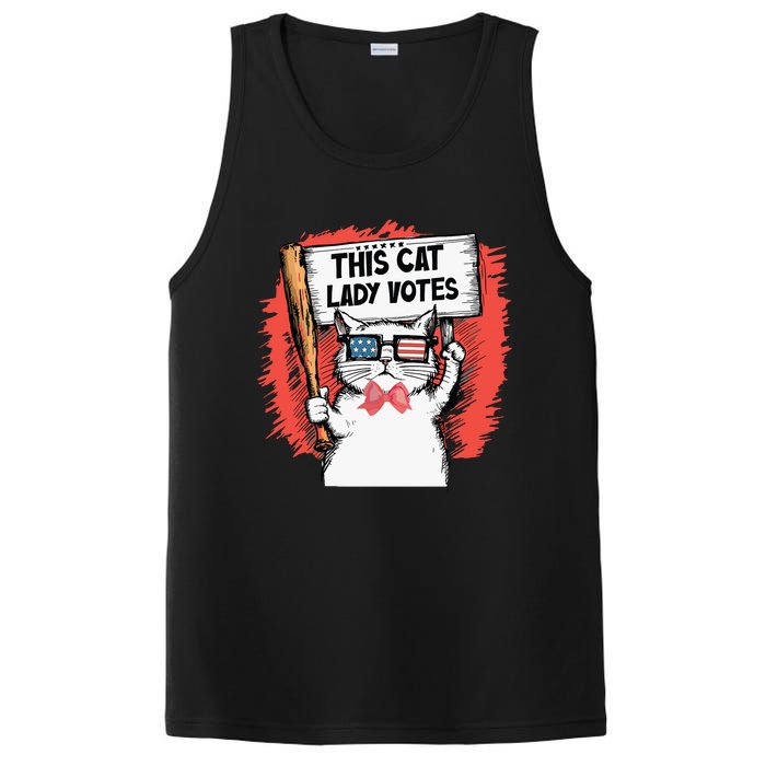 This Cat Lady Votes Cute Cat PosiCharge Competitor Tank