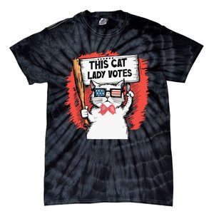 This Cat Lady Votes Cute Cat Tie-Dye T-Shirt