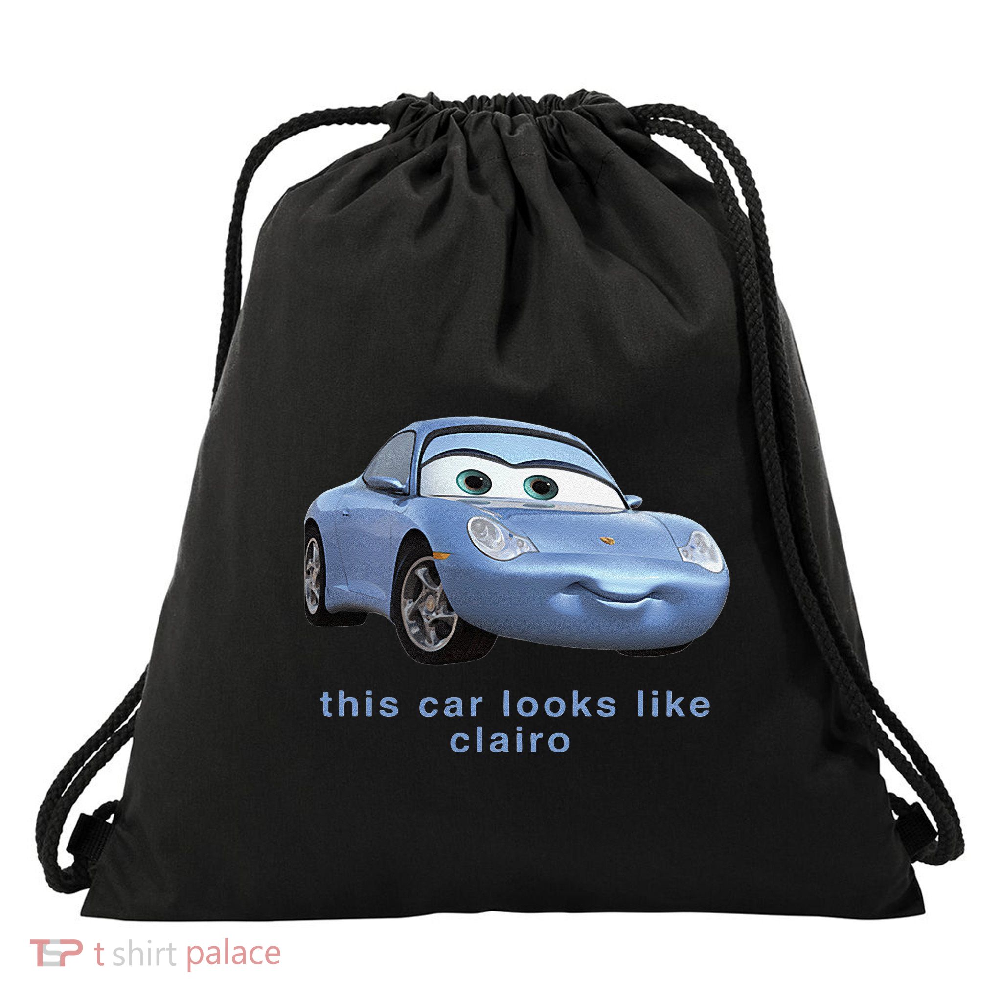 This Car Look Like Clairo Drawstring Bag