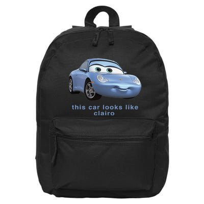 This Car Look Like Clairo 16 in Basic Backpack
