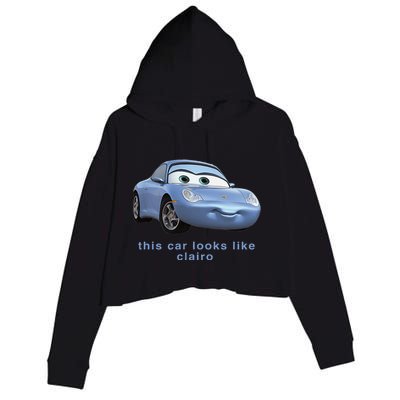 This Car Look Like Clairo Crop Fleece Hoodie