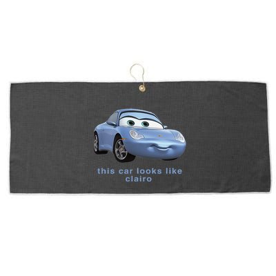 This Car Look Like Clairo Large Microfiber Waffle Golf Towel