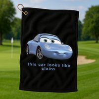 This Car Look Like Clairo Golf Towel