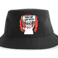 This Cat Lady Votes President Election Vote Sustainable Bucket Hat