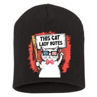 This Cat Lady Votes President Election Vote Short Acrylic Beanie