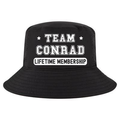 Team Conrad Lifetime Membership Funny Family Last Name Cool Comfort Performance Bucket Hat
