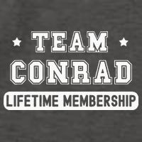 Team Conrad Lifetime Membership Funny Family Last Name Vector Backpack