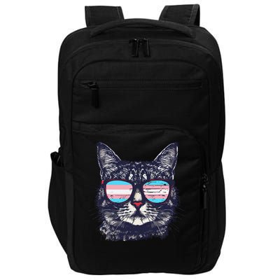 Transgender Cat LGBT Transsexual Flag Trans Transsexuality Impact Tech Backpack