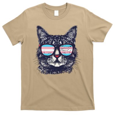 Transgender Cat LGBT Transsexual Flag Trans Transsexuality T-Shirt