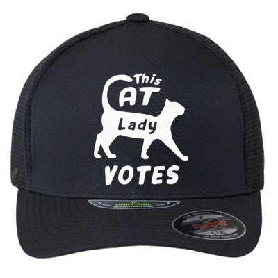 This Cat Lady Votes Flexfit Unipanel Trucker Cap