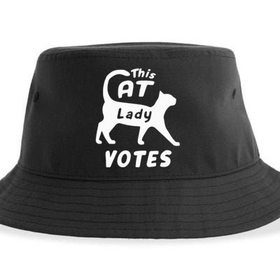 This Cat Lady Votes Sustainable Bucket Hat