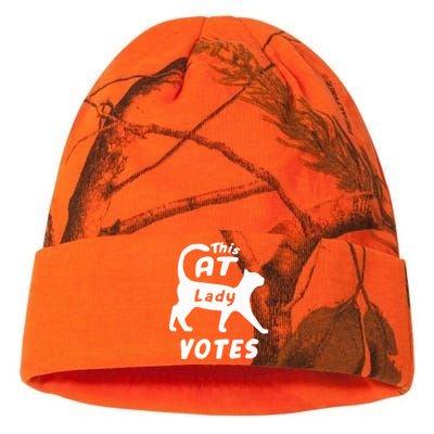 This Cat Lady Votes Kati Licensed 12" Camo Beanie