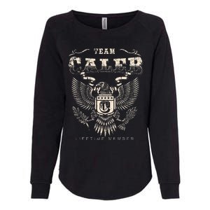 Team Caleb Lifetime Member Caleb Name Womens California Wash Sweatshirt