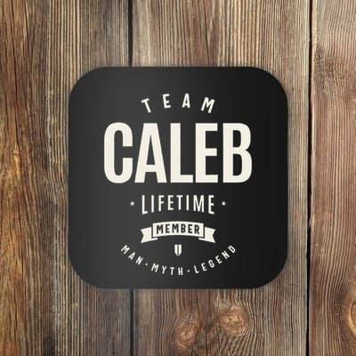 Team Caleb Lifetime Member Coaster