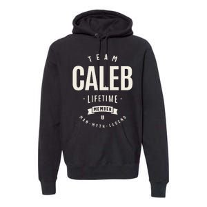 Team Caleb Lifetime Member Premium Hoodie