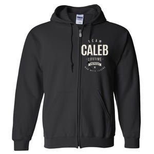 Team Caleb Lifetime Member Full Zip Hoodie