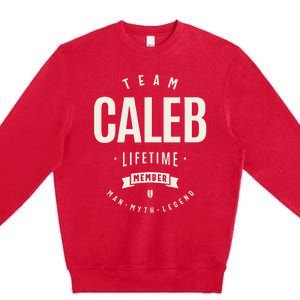 Team Caleb Lifetime Member Premium Crewneck Sweatshirt