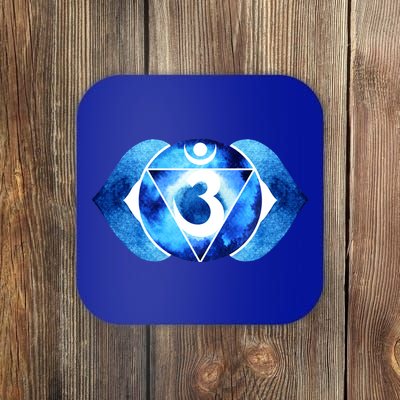 Throat Chakra Lotus Dala Yoga Namaste Cute Gift Coaster