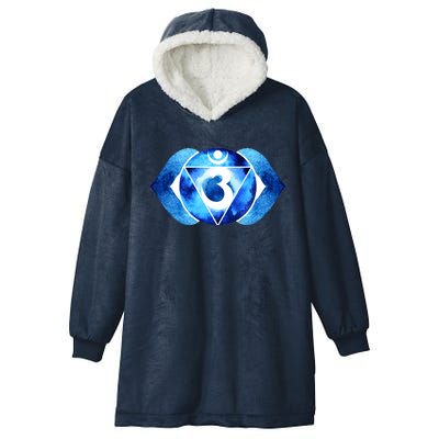 Throat Chakra Lotus Dala Yoga Namaste Cute Gift Hooded Wearable Blanket