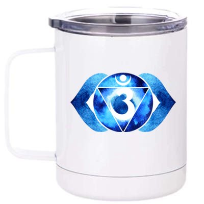 Throat Chakra Lotus Dala Yoga Namaste Cute Gift 12 oz Stainless Steel Tumbler Cup