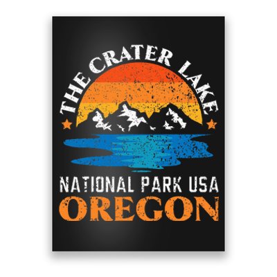 The Crater Lake National Park Usa Oregon America Poster