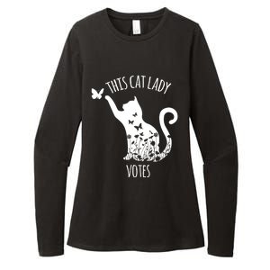 This Cat Lady Votes Ladies Is Voting Kamala Womens CVC Long Sleeve Shirt