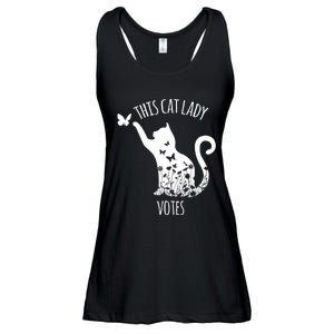 This Cat Lady Votes Ladies Is Voting Kamala Ladies Essential Flowy Tank