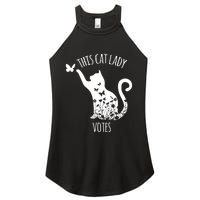 This Cat Lady Votes Ladies Is Voting Kamala Women's Perfect Tri Rocker Tank